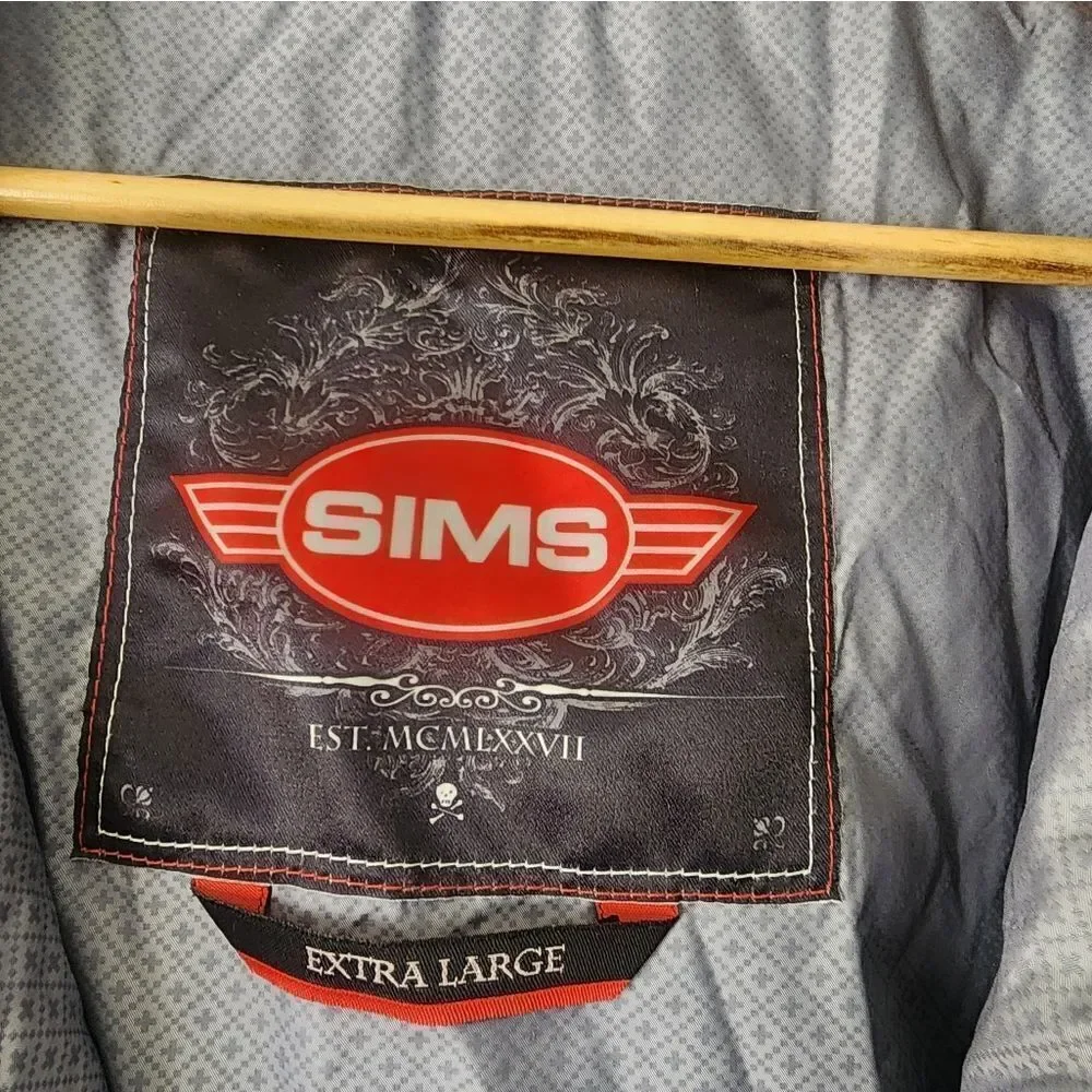SIMS Snowboarding Black Jacket with Fur Hood